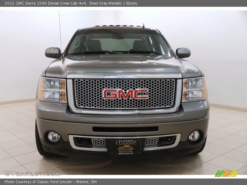 Steel Gray Metallic / Ebony 2012 GMC Sierra 1500 Denali Crew Cab 4x4