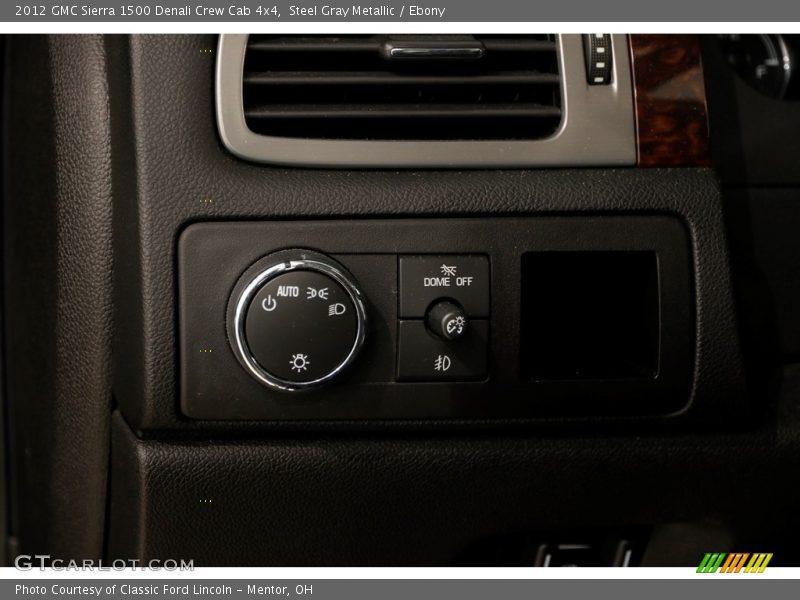 Steel Gray Metallic / Ebony 2012 GMC Sierra 1500 Denali Crew Cab 4x4