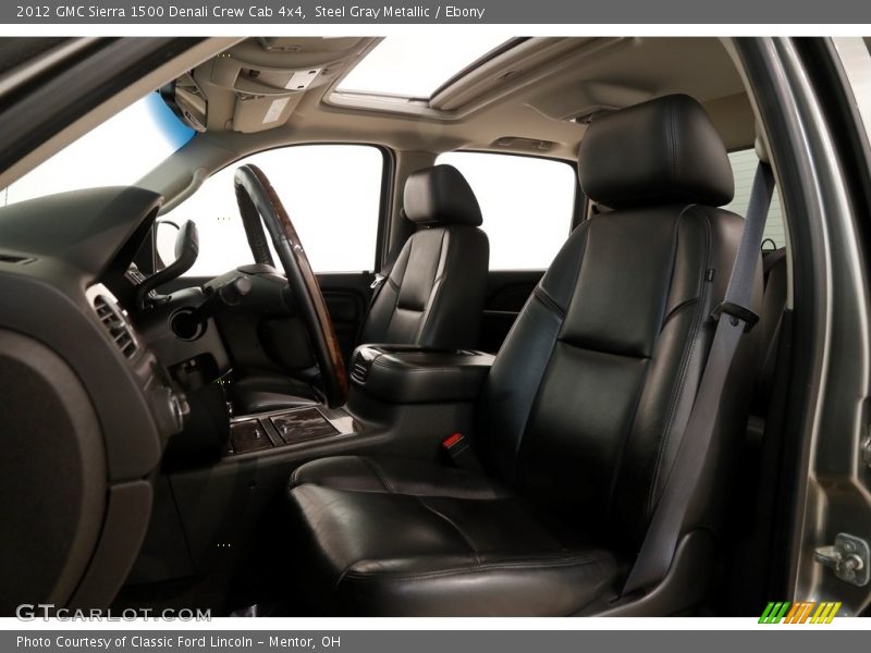 Steel Gray Metallic / Ebony 2012 GMC Sierra 1500 Denali Crew Cab 4x4