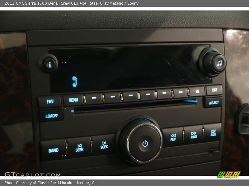Steel Gray Metallic / Ebony 2012 GMC Sierra 1500 Denali Crew Cab 4x4