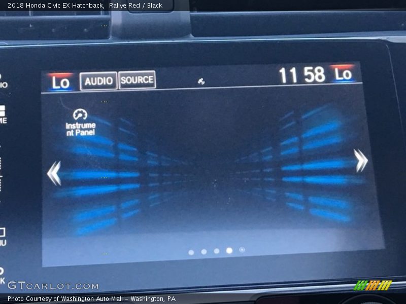 Rallye Red / Black 2018 Honda Civic EX Hatchback