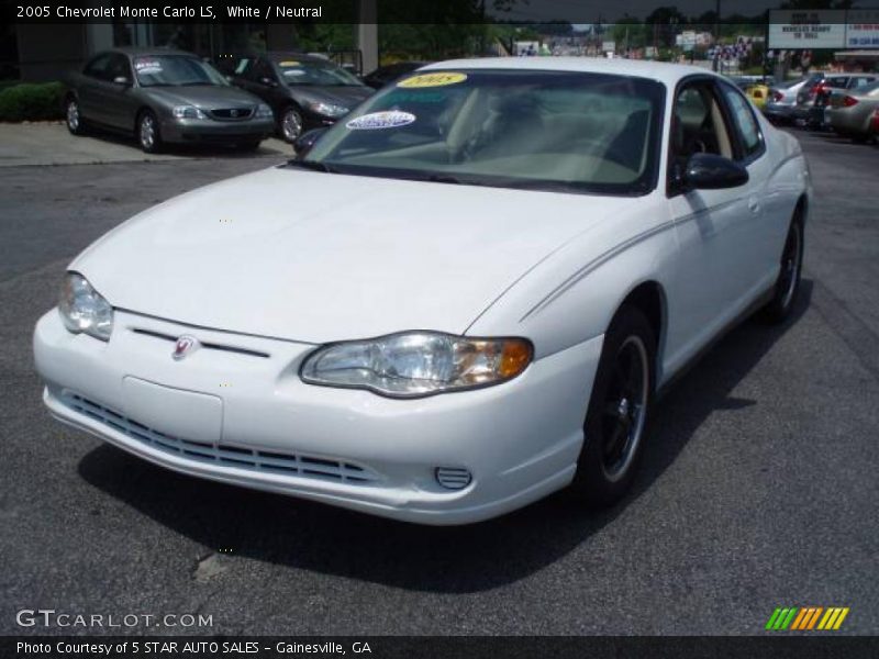 White / Neutral 2005 Chevrolet Monte Carlo LS