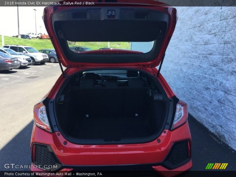 Rallye Red / Black 2018 Honda Civic EX Hatchback