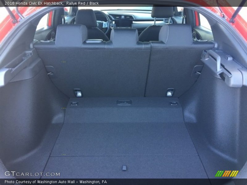 Rallye Red / Black 2018 Honda Civic EX Hatchback