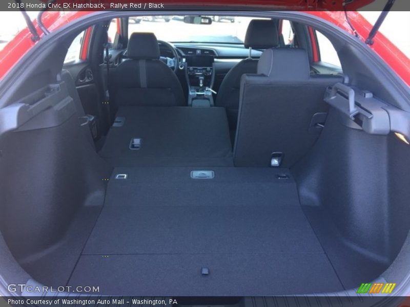 Rallye Red / Black 2018 Honda Civic EX Hatchback