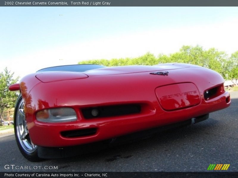 Torch Red / Light Gray 2002 Chevrolet Corvette Convertible