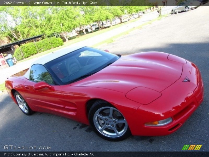 Torch Red / Light Gray 2002 Chevrolet Corvette Convertible