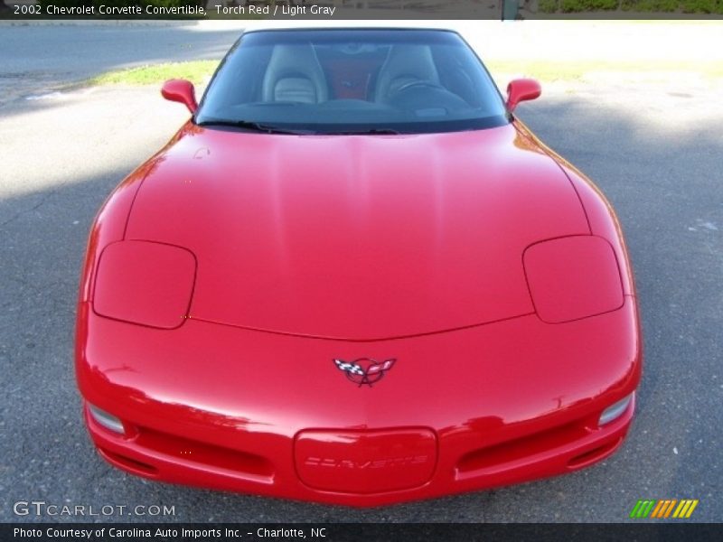 Torch Red / Light Gray 2002 Chevrolet Corvette Convertible