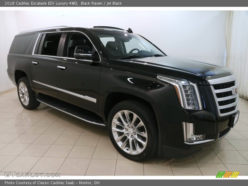 Black Raven / Jet Black 2018 Cadillac Escalade ESV Luxury 4WD