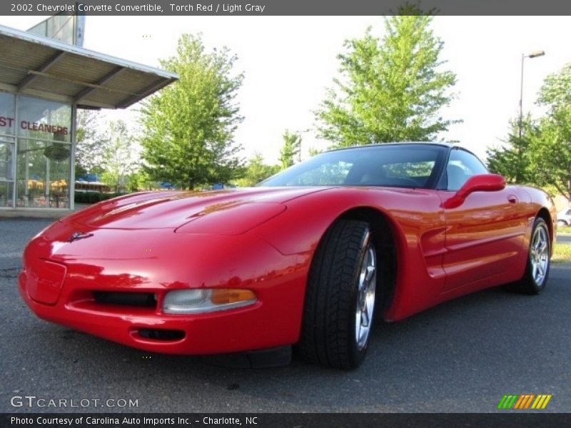 Torch Red / Light Gray 2002 Chevrolet Corvette Convertible