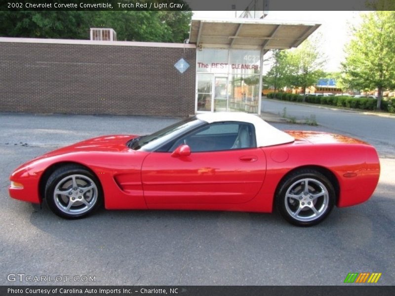 Torch Red / Light Gray 2002 Chevrolet Corvette Convertible
