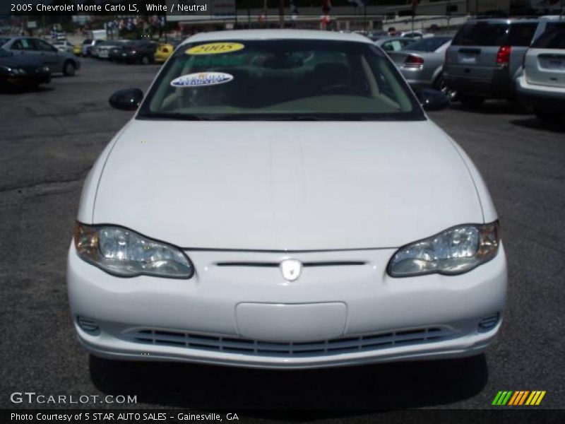 White / Neutral 2005 Chevrolet Monte Carlo LS