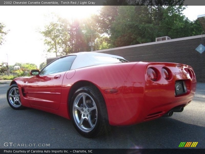 Torch Red / Light Gray 2002 Chevrolet Corvette Convertible