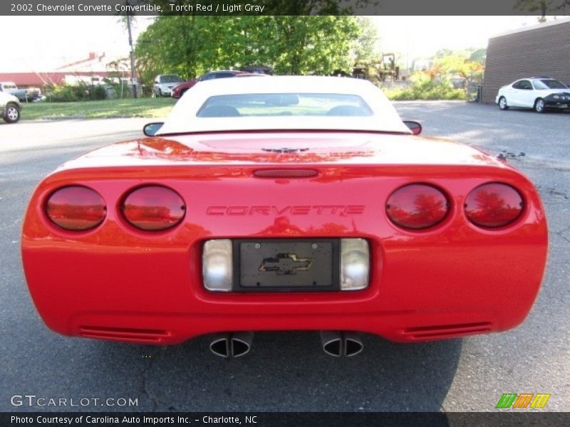 Torch Red / Light Gray 2002 Chevrolet Corvette Convertible