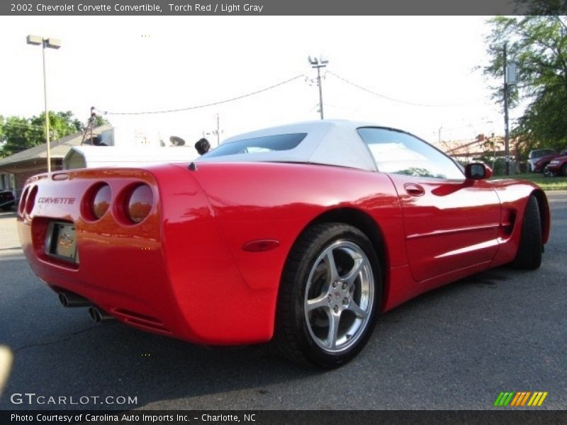 Torch Red / Light Gray 2002 Chevrolet Corvette Convertible