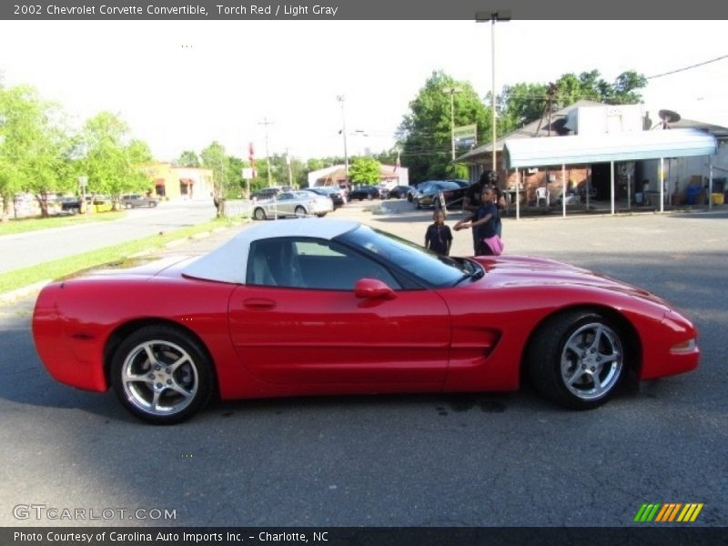 Torch Red / Light Gray 2002 Chevrolet Corvette Convertible