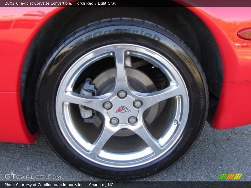 Torch Red / Light Gray 2002 Chevrolet Corvette Convertible