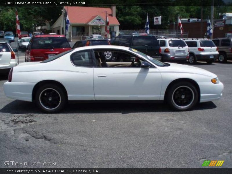White / Neutral 2005 Chevrolet Monte Carlo LS