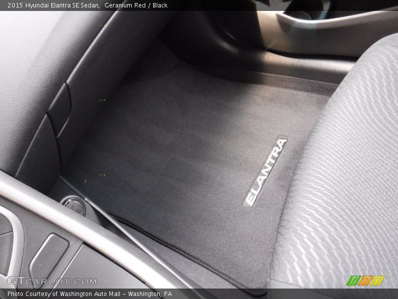 Geranium Red / Black 2015 Hyundai Elantra SE Sedan