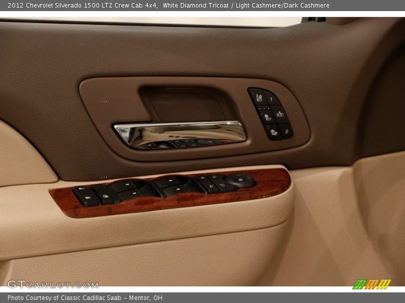 White Diamond Tricoat / Light Cashmere/Dark Cashmere 2012 Chevrolet Silverado 1500 LTZ Crew Cab 4x4