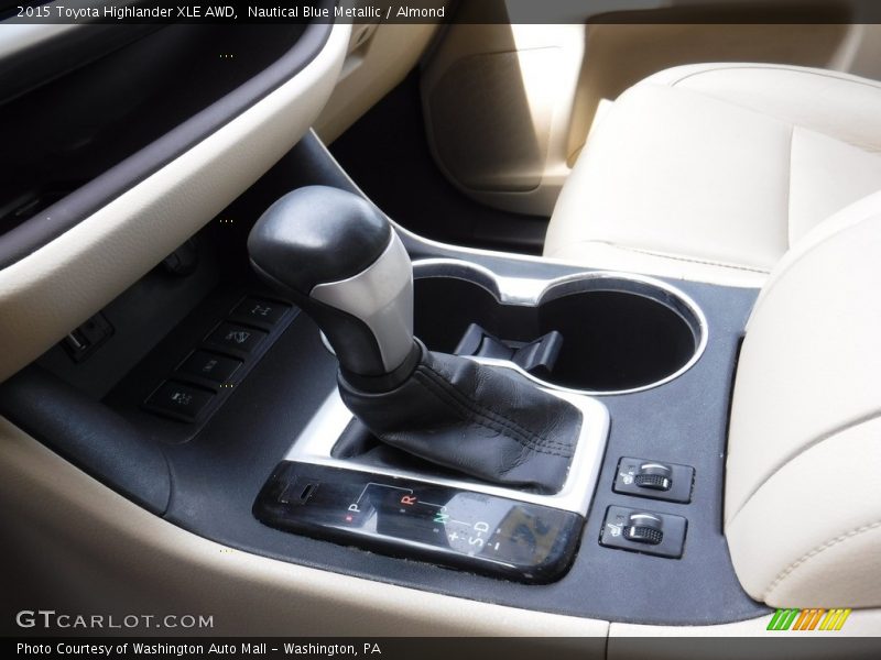 Nautical Blue Metallic / Almond 2015 Toyota Highlander XLE AWD