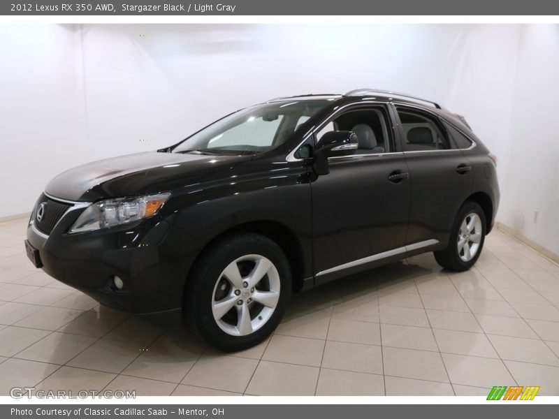 Stargazer Black / Light Gray 2012 Lexus RX 350 AWD