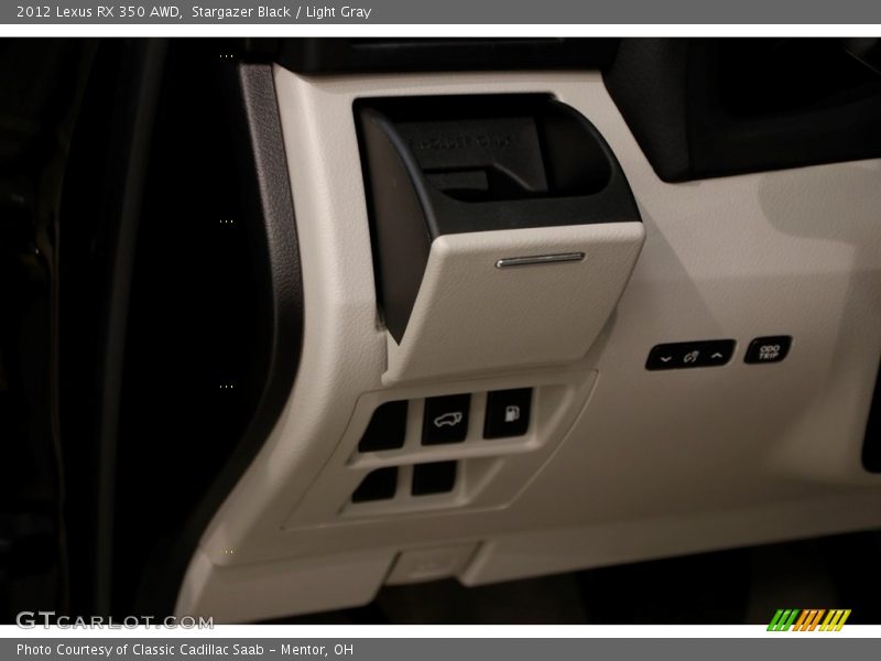 Stargazer Black / Light Gray 2012 Lexus RX 350 AWD