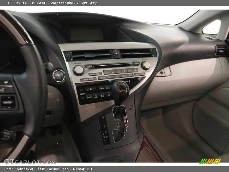 Stargazer Black / Light Gray 2012 Lexus RX 350 AWD