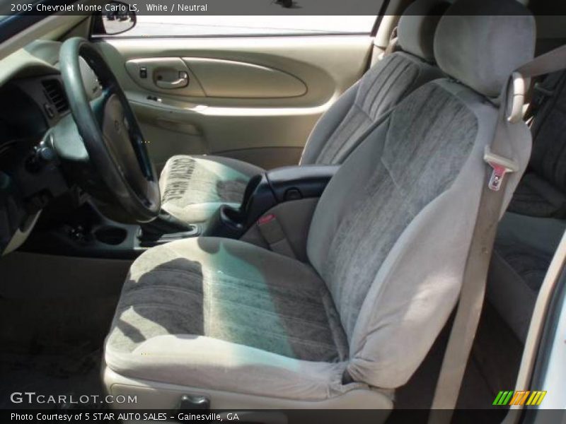 White / Neutral 2005 Chevrolet Monte Carlo LS