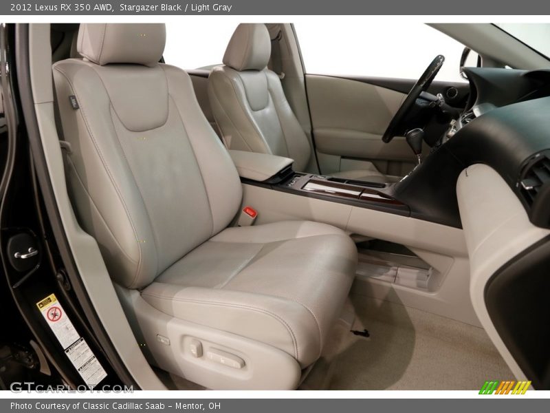 Stargazer Black / Light Gray 2012 Lexus RX 350 AWD