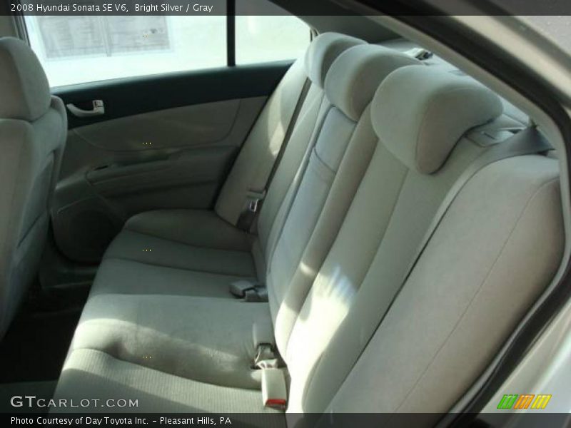 Bright Silver / Gray 2008 Hyundai Sonata SE V6