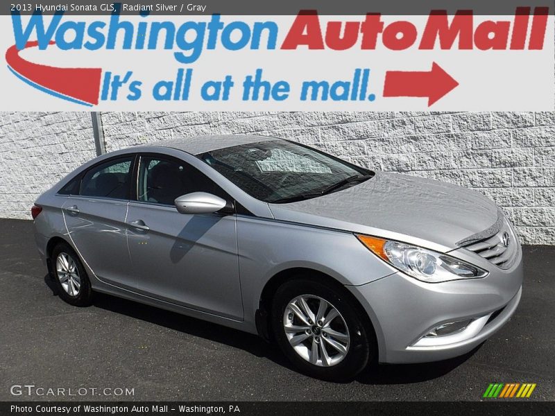 Radiant Silver / Gray 2013 Hyundai Sonata GLS