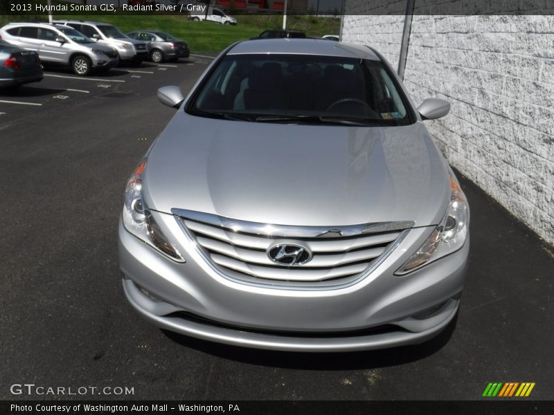 Radiant Silver / Gray 2013 Hyundai Sonata GLS