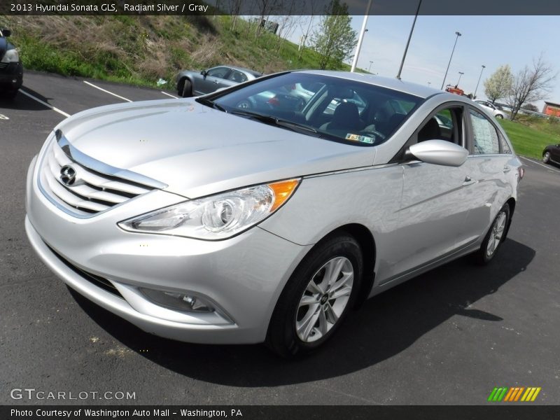 Radiant Silver / Gray 2013 Hyundai Sonata GLS