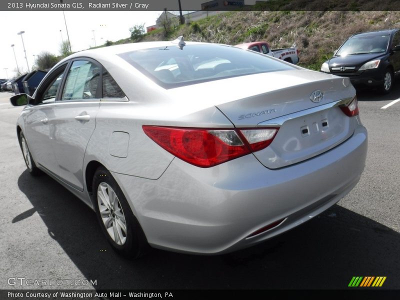 Radiant Silver / Gray 2013 Hyundai Sonata GLS