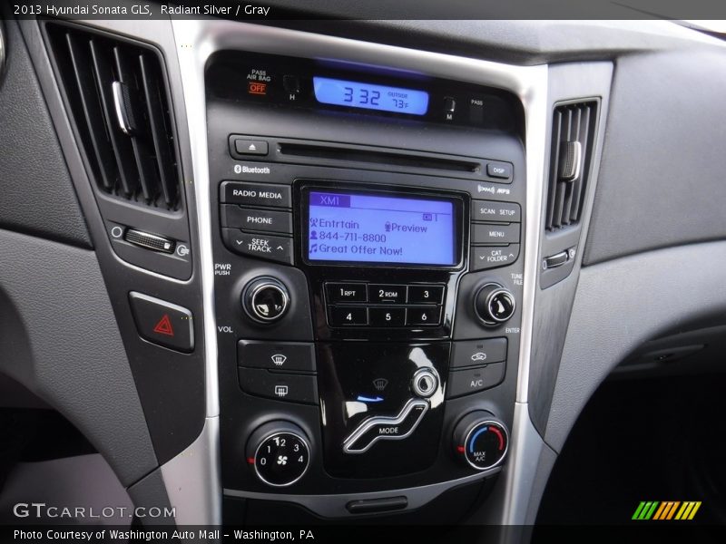 Radiant Silver / Gray 2013 Hyundai Sonata GLS