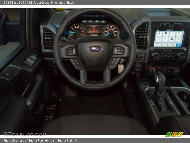 Magnetic / Black 2018 Ford F150 XLT SuperCrew