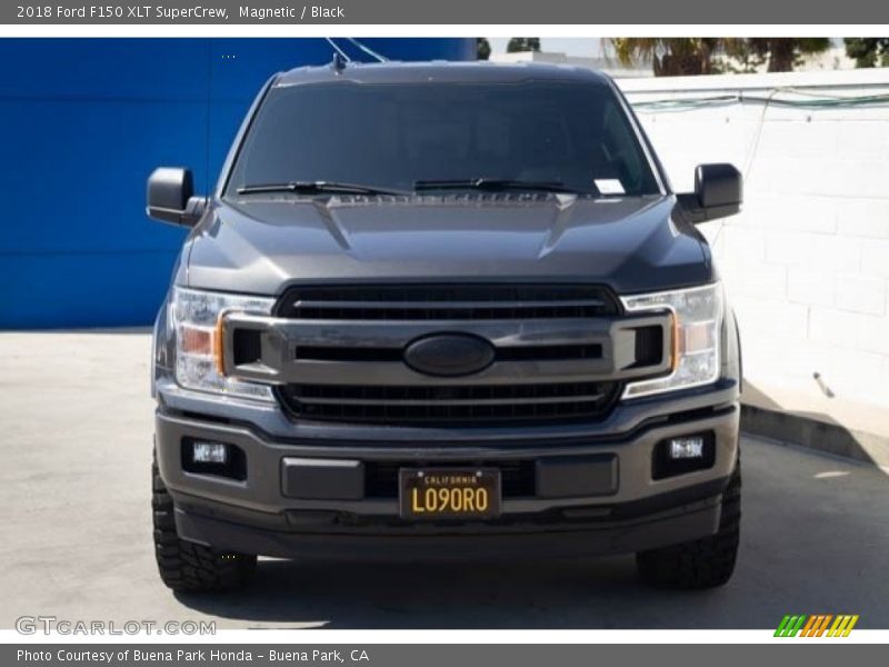 Magnetic / Black 2018 Ford F150 XLT SuperCrew