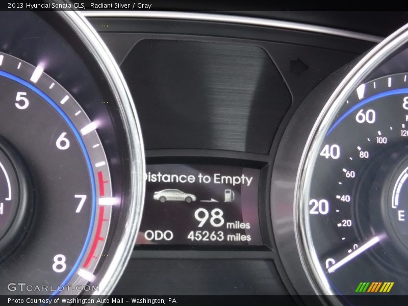 Radiant Silver / Gray 2013 Hyundai Sonata GLS