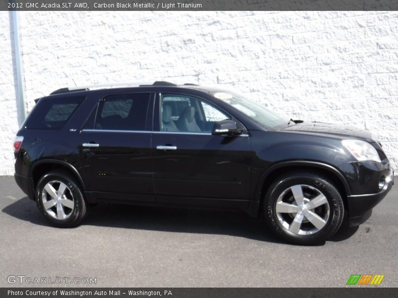 Carbon Black Metallic / Light Titanium 2012 GMC Acadia SLT AWD