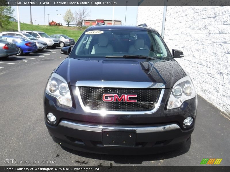 Carbon Black Metallic / Light Titanium 2012 GMC Acadia SLT AWD