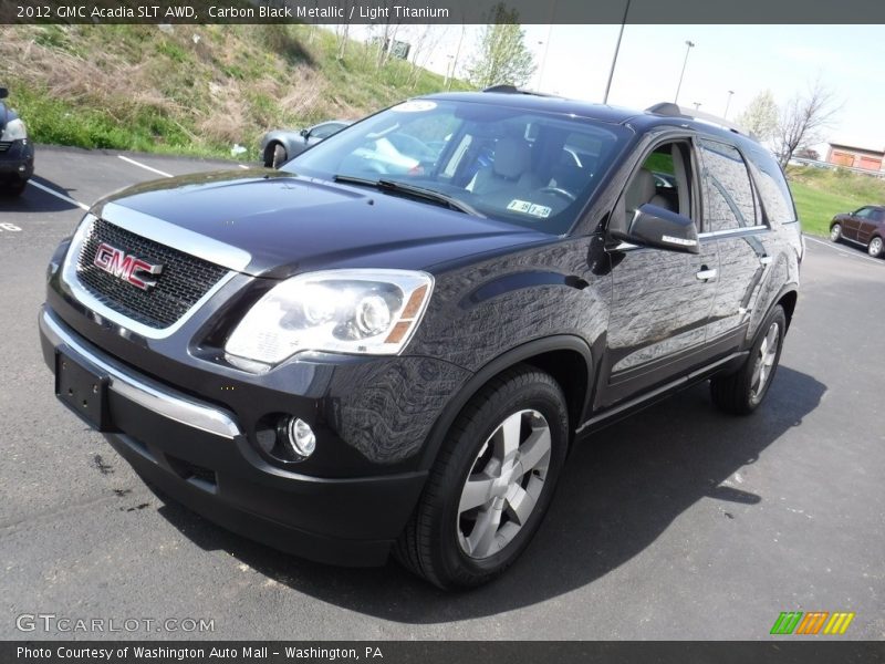 Carbon Black Metallic / Light Titanium 2012 GMC Acadia SLT AWD