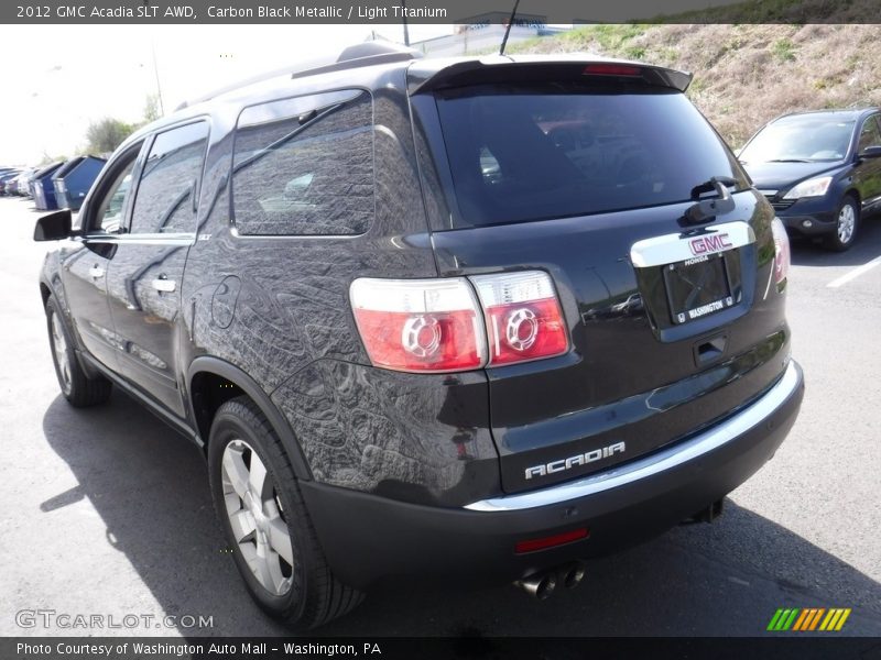 Carbon Black Metallic / Light Titanium 2012 GMC Acadia SLT AWD