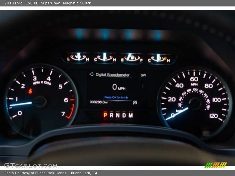 Magnetic / Black 2018 Ford F150 XLT SuperCrew