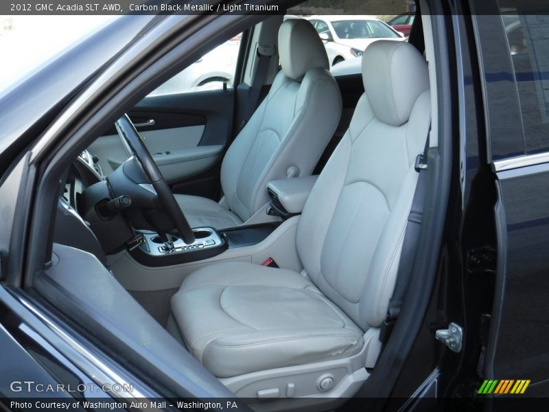 Carbon Black Metallic / Light Titanium 2012 GMC Acadia SLT AWD