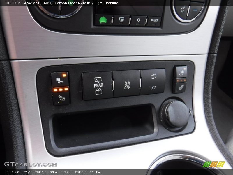 Carbon Black Metallic / Light Titanium 2012 GMC Acadia SLT AWD