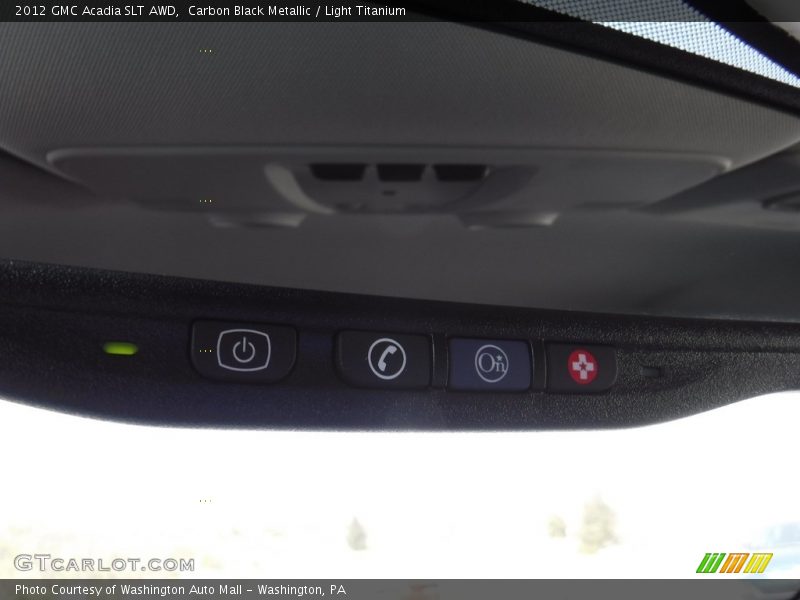 Carbon Black Metallic / Light Titanium 2012 GMC Acadia SLT AWD