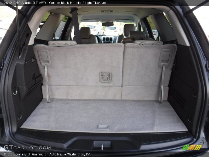 Carbon Black Metallic / Light Titanium 2012 GMC Acadia SLT AWD