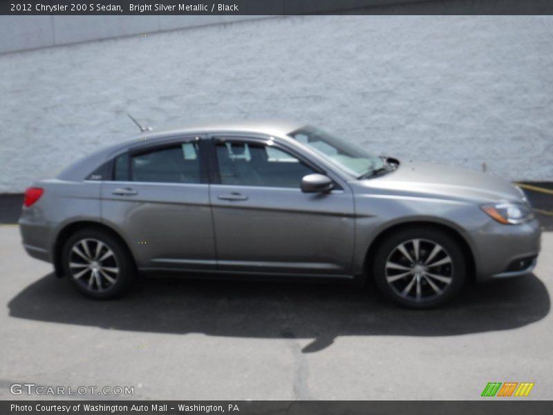 Bright Silver Metallic / Black 2012 Chrysler 200 S Sedan