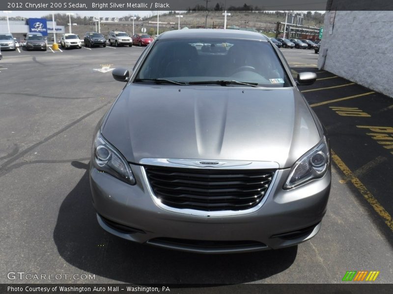 Bright Silver Metallic / Black 2012 Chrysler 200 S Sedan